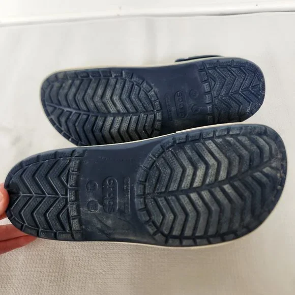 Men's Navy Blue Clogs - Picture 8 of 9